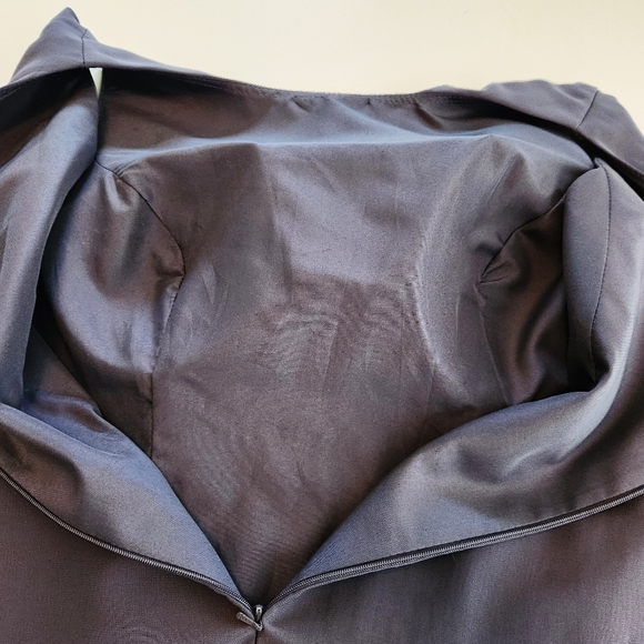 JJ's House Purple Layered Chiffon Beaded Edge Sleeveless Dress Party Wedding - Picture 6 of 9